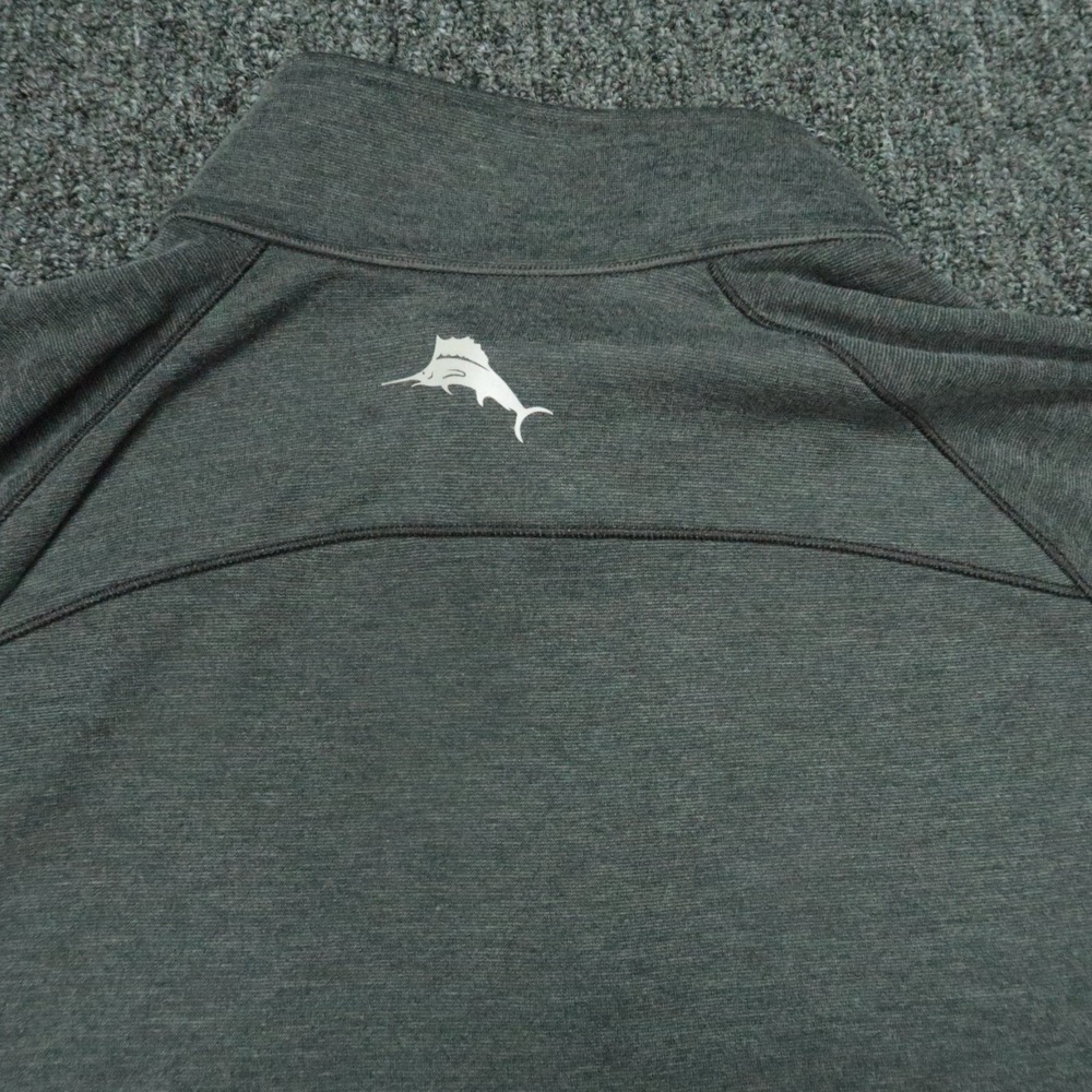 Oklahoma Sooners Pullover Men XXL Gray Tommy Bahama Island Zone Quarter Zip - Picture 6 of 10